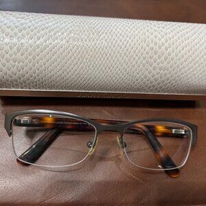 Jimmy Choo Brown Python JC100 Eyeglass with box